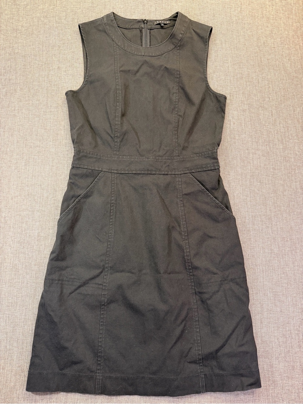 Theory Women’s Sleeveless Black Women's Shift Dress Size 4